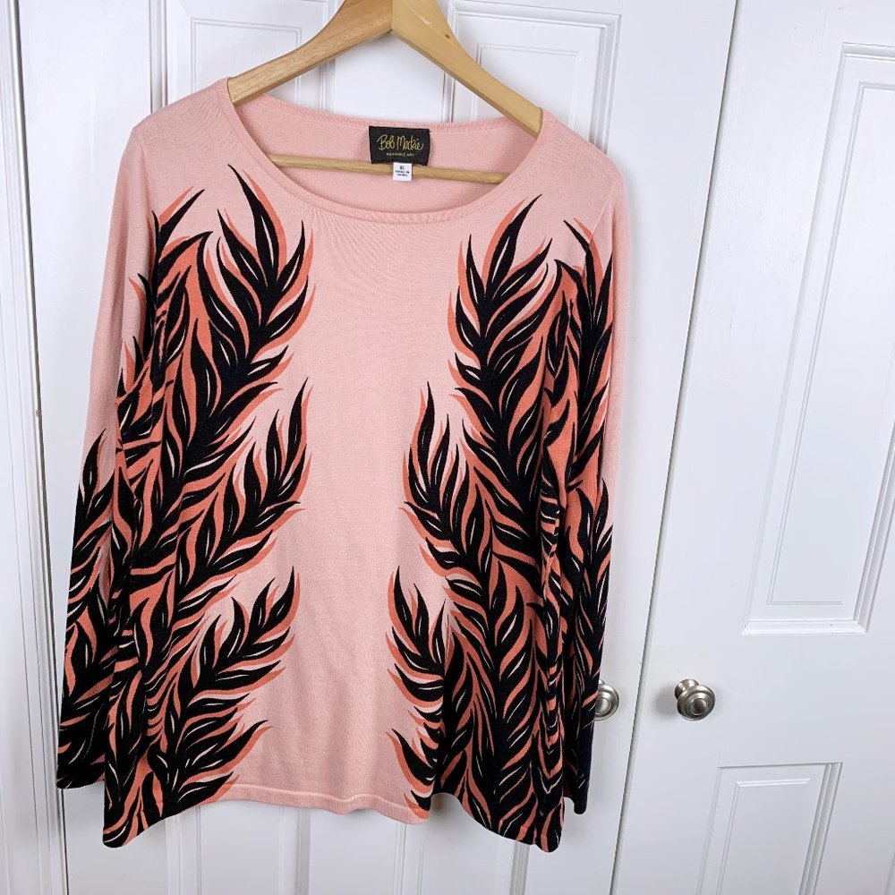 Bob Mackie Wearable Art Top - image 1